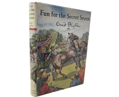 ENID BLYTON: FUN FOR THE SECRET SEVEN, Leicester, Brockhampton Press, 1963, First edition. With original unclipped dustjacket