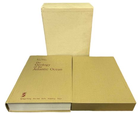 K O EMERY AND ELAZAR UCHUPI: THE GEOLOGY OF THE ATLANTIC OCEAN, New York, Springer-Verlag, 1984, First edition, Bound in line