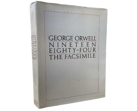PETER DAVISON (Ed): GEORGE ORWELL - NINETEEN EIGHTY-FOUR - THE FACSIMILE OF THE EXTANT MANUSCRIPT, London, Secker and Warburg