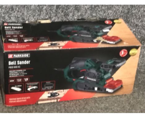 Parkside belt sander boxed