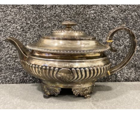 Vintage Hallmarked Silver teapot, 702.8g
