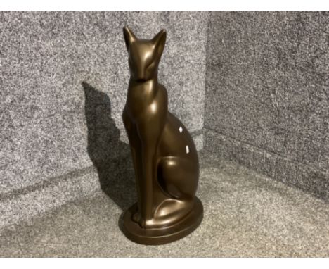 Large ceramic contemporary cat ornament- Height 63cm