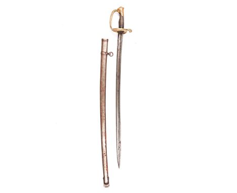 Collectable COLLECTABLE/ANTIQUE - FRENCH INFANTRY OFFICER'S SWORD 1892 Manufactured by  d'Armes de Chat, 1845 pattern Steel s