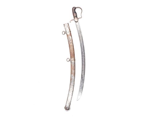 Collectable COLLECTABLE/ANTIQUE - AUSTRIAN HEARY CAVALRY TROOPERS SWORD, CIRCA 1870 Hilt Marked AMXVII.2.42 Stirrup belt, ste