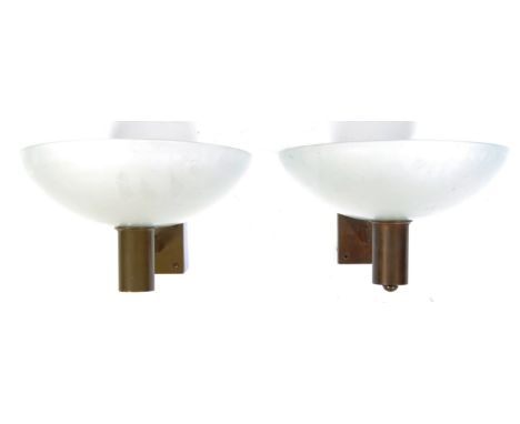 Believed Paul Boissevain - The Merchant Adventurers Ltd - Architectural Salvage - A pair of 1950's wall uplighters consisting