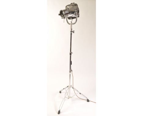 Strand Electric - Model 23 - a 20th century retro vintage industrial search light / theatre spot lamp light. Restored to a hi