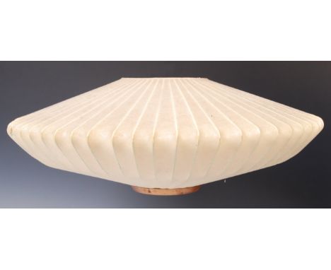 Believed George Nelson - Saucer Bubble Lamp - A 20th century retro vintage&nbsp;lamp / light shade having a wire frame being 