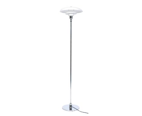 After Poul Henningsen - PH 4/3 Floor Lamp - A contemporary floor standing standard lamp / light. The lamp consisting of three