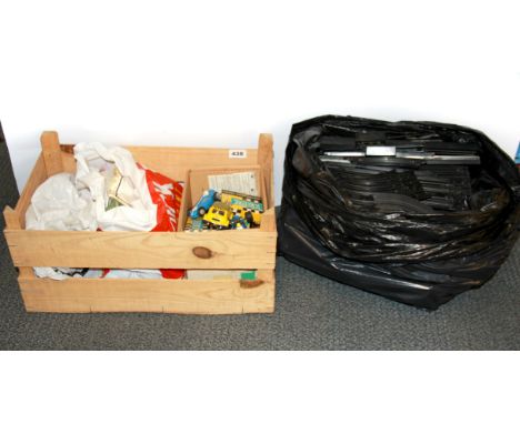 A quantity of Scalextric racing cars, track etc.