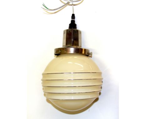A 1950's ceiling light, Dia. 23cm.