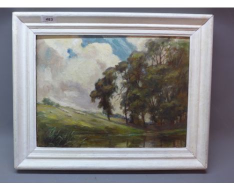 R. Hesketh Jones oil on board 'Summer'