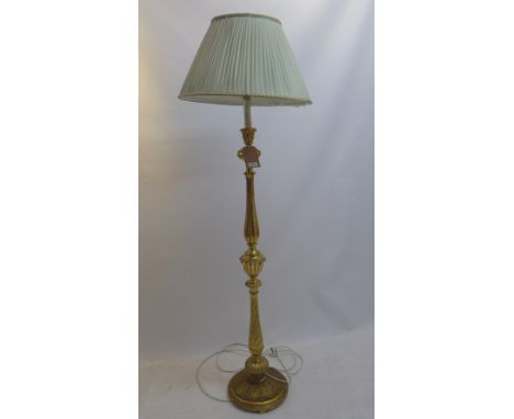 An 18th Century style giltwood standard lamp