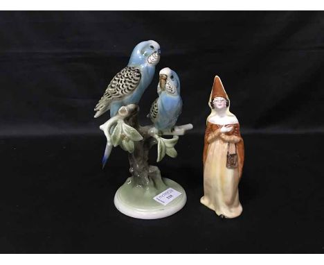 LOT OF CERAMIC FIGURES including Doulton, Copenhagen and Lladro examples