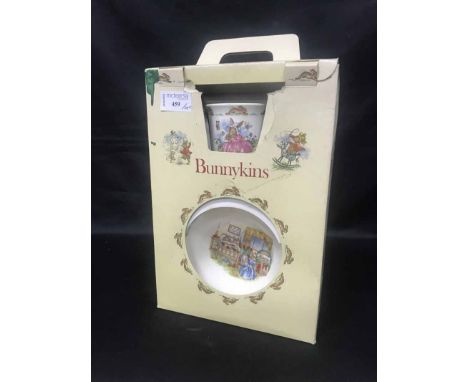 ROYAL DOULTON BUNNYKINS BREAKFAST SETalong with other collectable ceramics to include Royal Crown Derby, Goebel figure and Ho
