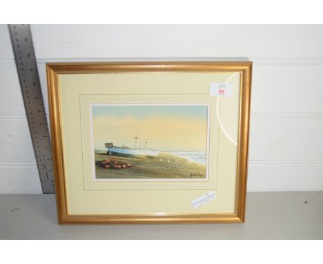 PRINT OF FISHING BOATS