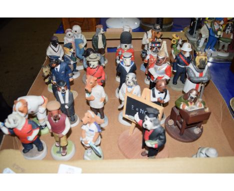 BOX CONTAINING VARIOUS CERAMIC MODELS BY ROBERT HARROP DESIGNS