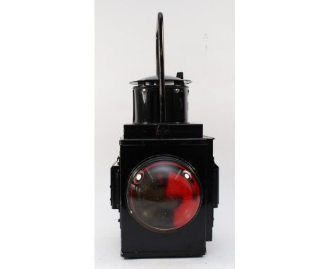 Black B.R. side lamp complete with burner. Never used, as new.