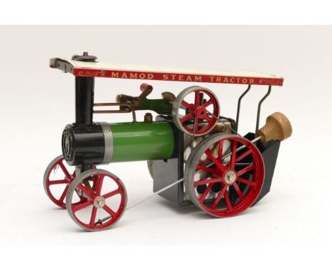 Mamod TE1A live steam model traction engine, in original box 