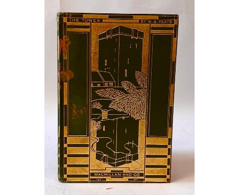 BOOK, POETRY. YEATS, W.B., 'The Tower', 1st ed. Macmillan, 1928. In VG condition with its striking green and gold design. The