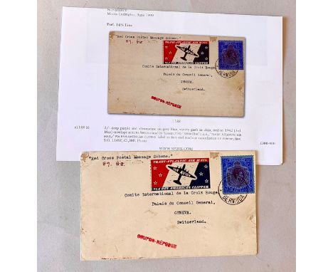 PHILATELY: Bermuda 1938-53. Watermark multiple Script CA Perf. 14 1/4 nLine 2/- purple and ultramarine on grey-white variety.