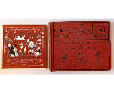 LEAR, Edward. 'The Book of Nonsense to which is Added More Nonsense'. Dated Xmas 1924. A good copy of the collected edition. 