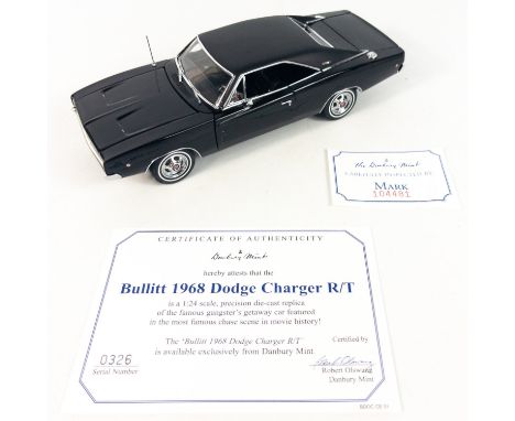 BULLITT 1968 Dodge Charger R/T die-cast replica of the famous gangster's getaway car featured in the most famous chase scene 