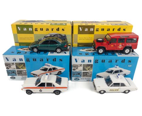 VANGUARDS precision die-cast in original model cars all scale 1:43 - boxes in 'as new' condition never removed from their box