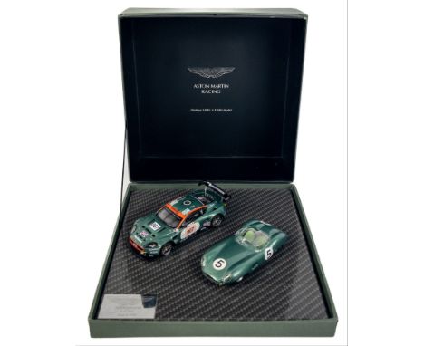 ASTON MARTIN RACING COLLECTION a limited edition (1012 of 2000) Heritage DBR1 &amp; DBR9 model 1:43 scale model,Approx 1 piec