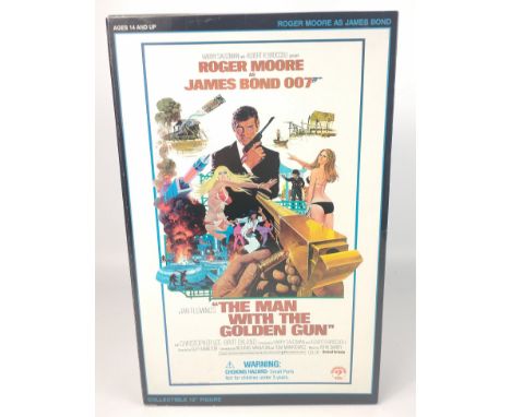 SIDESHOW 12" Collectible action figure ROGER MOORE as JAMES BOND from The Man With the Golden Gun , the figure is sealed in o