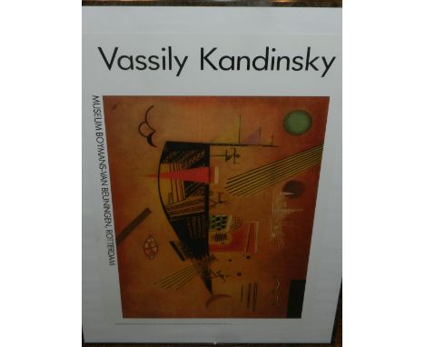 An art print of Launisch by Vassily Kandinsky at the Museum Boymans-Van Beuningen, Rotterdam. H: 60cm W: 40cm
