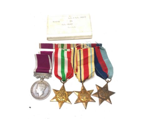 ww2 army long service medal group to t-15185 cpl h.e wilson r.a.s.c boxed 