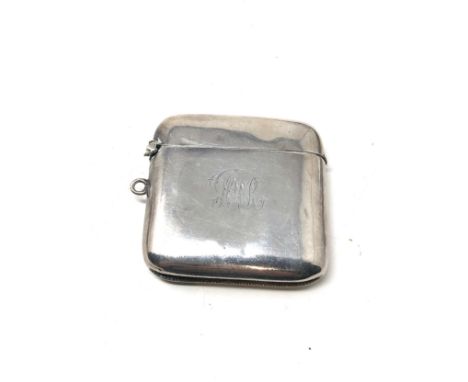 Antique silver vesta case 