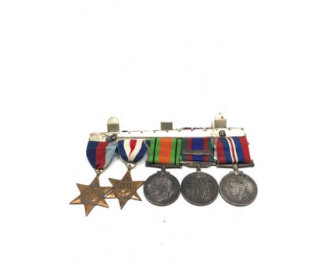 ww2 mounted canadian silver medal group inc voluntary service medal france &amp; germany star war &amp; defence medals 