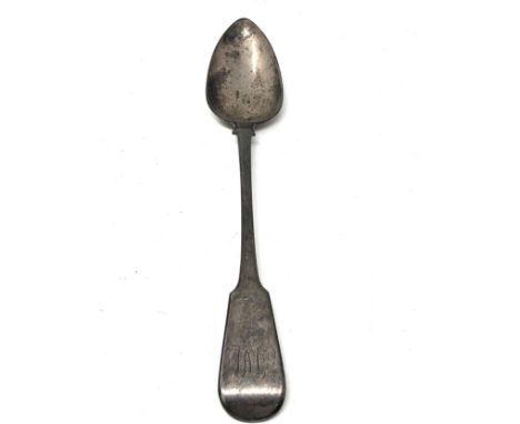 Georgian  silver serving spoon london silver hallmarks 