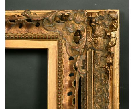 A Chippendale style frame, 24 x 18 along with an early 20th Century composition frame, 24" x 20", (A/F).