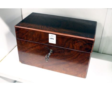 A burwood tea caddy