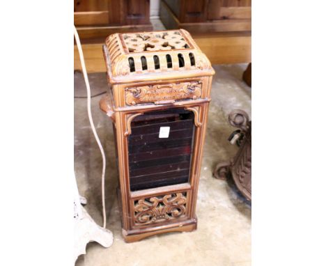 A Maples ceramic oil stove