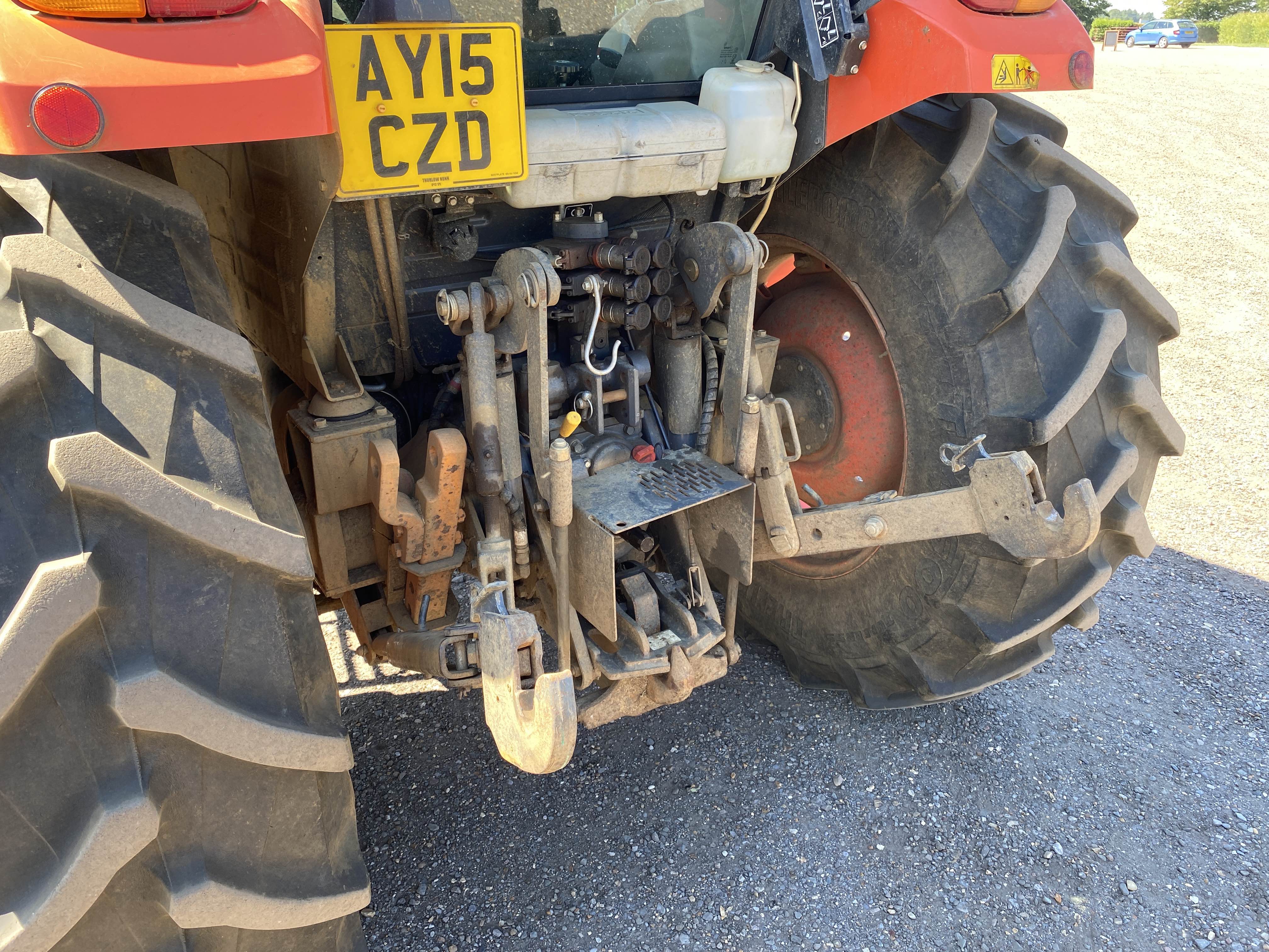 Kubota M7060 4WD tractor. Registration AY15 CZD. Date of first