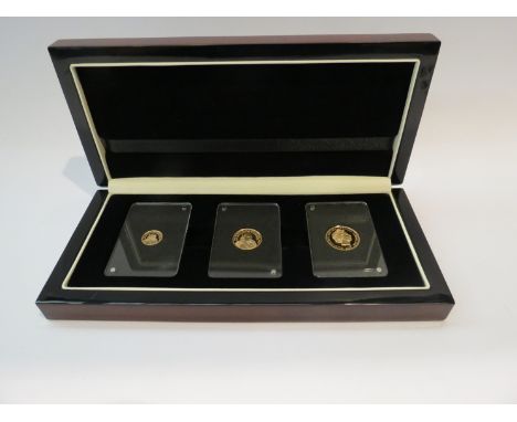 A Winston Churchill "Our Finest Hour" premium gold sovereign set from the London mint office, issuing country Gibraltar. Cons