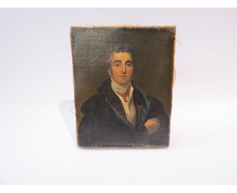 After Sir Thomas Lawrence, a miniature portrait of Arthur Wellesley, 1st Duke of Wellington, bust length, in civilian clothes