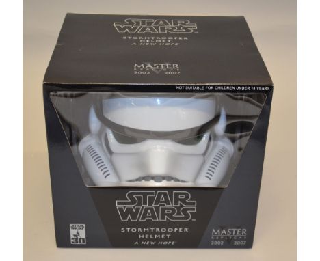 Master Replicas Star Wars SW-153 A New Hope Stormtrooper Helmet, 1:1 scale. E in VG/E box.