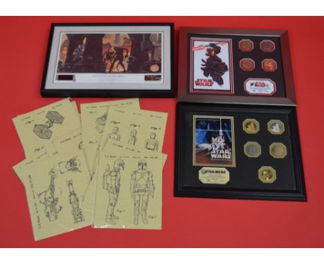 Star Wars: A New Hope - The Cantina On Mos Eisley, print by Ralph McQuarrie, signed by the artist in pencil and numbered 2440
