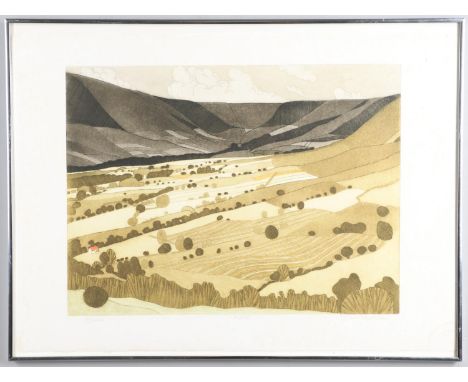 Colour etching, signed, titled and numbered 110/350 Image 45 x 80cm; sheet 57 x 79.5cm.  *CR  Foxing plainly apparent in marg