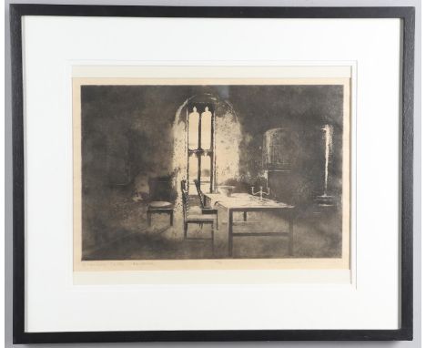 Etching with aquatint, on Japanese paper, signed, titled, numbered 42/90 and dated 99 in pencil in the margin 32 x 48cm.  *CR