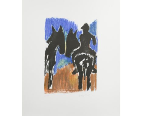 § Josef Herman OBE, RA (Polish/British 1911-2000)Horse Riders signed 'Josef Herman' (lower right); numbered H.C. 2/5 (lower l