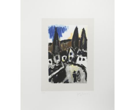 § Josef Herman OBE, RA (Polish/British 1911-2000)Promenade signed 'Josef Herman' (lower right); numbered 124/150 (lower left)