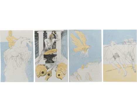 § Dame Elisabeth Frink CH, RA (British 1930-1993)A group of seven unframed lithographs, to include: from The Iliad, 1975, pub