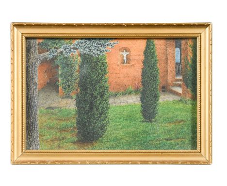 Two miniatures, to include: Mary E. Carter, Self Portrait, oil on board, 9 x 7.5cm; and G. LondonTwo miniatures, to include: 