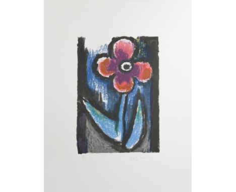 § Josef Herman OBE, RA (Polish/British 1911-2000)A Lyrical Flower signed 'Josef Herman' (lower right); numbered 55/75 (lower 