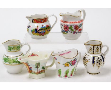 A group of Royal Worcester 250th anniversary historical jugs, to include Oriental Garden 2001, Worcester Hop 2001, Wigornia C